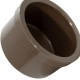 Caps Shiva PVC Liso Liso 1/2 Marrom - Kit C/25 Unidades