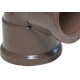 Cotovelo Shiva PVC Liso Liso D 1.1/4 X 90 Marrom - Kit C/10 Unidades