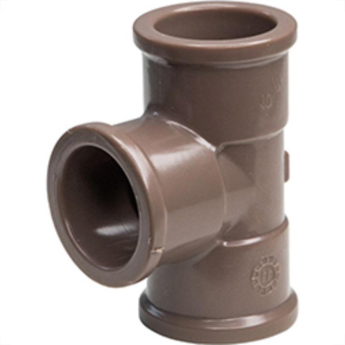 Tee Shiva Lll D 1.1/4 Marrom - Kit C/10 Unidades