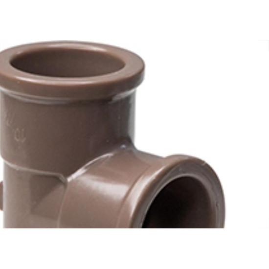 Tee Shiva Lll D 1.1/4 Marrom - Kit C/10 Unidades