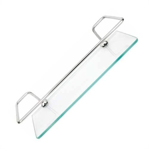 Porta Shampoo Reto Clara Cromado 30X10