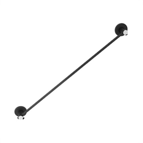 Porta Toalha D Barra Clara Preto