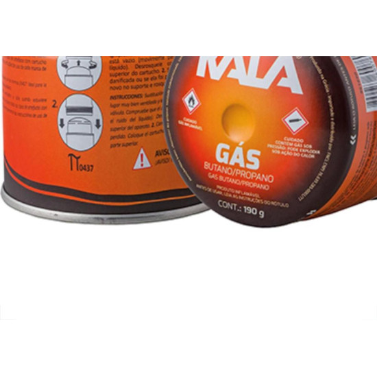 Gas Butano Cartela /Piezo Kala 190G
