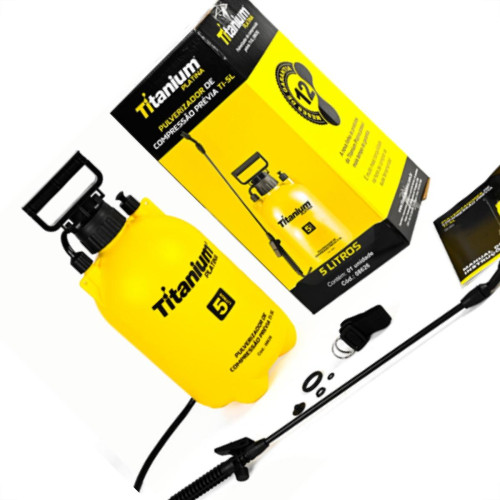 Pulverizador Titanium Compressao 5Lt