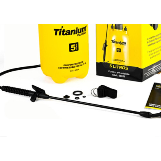 Pulverizador Titanium Compressao 5Lt