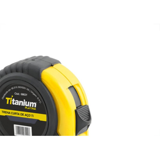 Trena 10Mt Emborrachado 25Mm Amarelo Titanium