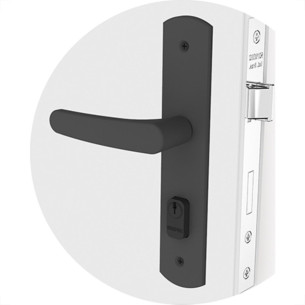 Fechadura Soprano Ipanema Ext 3021 Preto