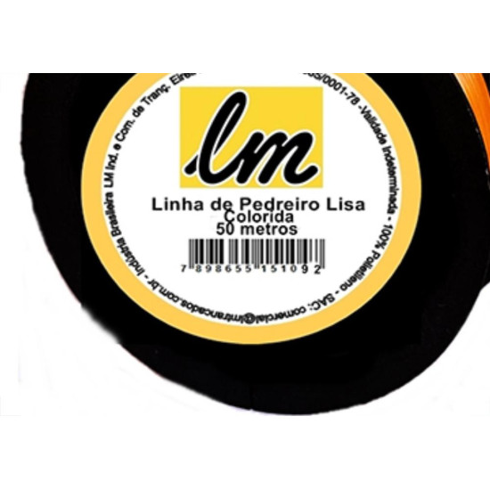 Linha Pedreiro Lm Lisa Lr C/ 50Mt - Kit C/12 Unidades