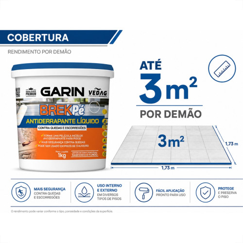 Anti-Derrapante Liq.Incolor Brekpe 1Kg