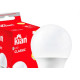 Lampada Led Bulbo 09W 3000K Bivolt Kian - Kit C/10 Unidades