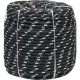 Corda Poliest.Firmeza Branco/Preto 10Mm Rl/165