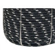 Corda Poliest.Firmeza Branco/Preto 10Mm Rl/165