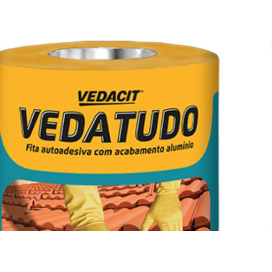 Vedacit Fita Adesiv Vedatud Al 20Cmx10Mt