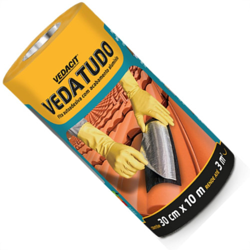 Vedacit Fita Adesiv Vedatud Al 30Cmx10Mt