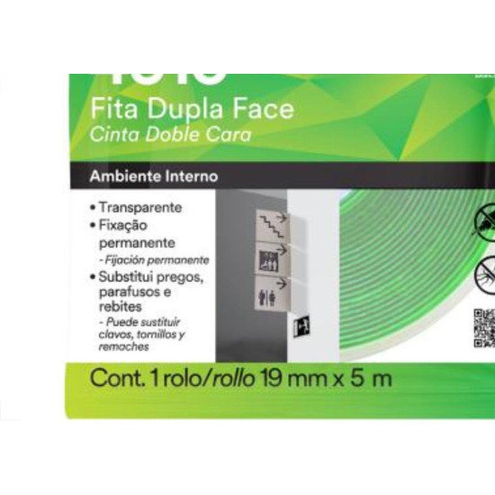 Fita Dupla-Face 3M Vhb Transp.19Mmx05Mt