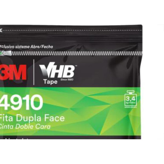 Fita Dupla-Face 3M Vhb Transp.19Mmx05Mt