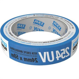 Fita Crepe Tekbond Imobil Azul 24Mm X 50Mt