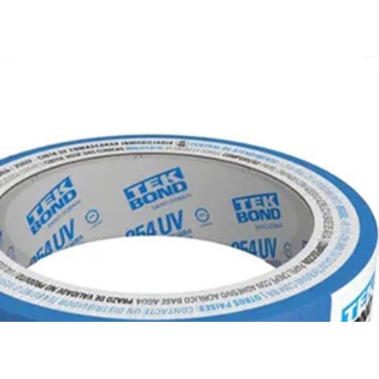 Fita Crepe Tekbond Imobil Azul 24Mm X 50Mt