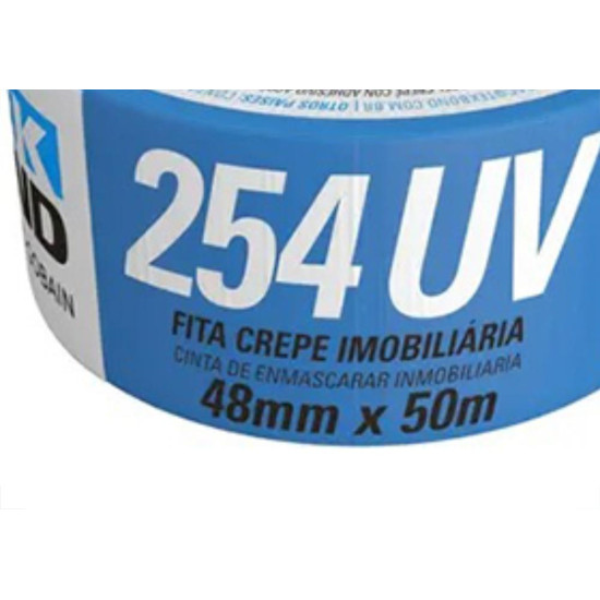 Fita Crepe Tekbond Imobil Azul 48Mm X 50Mt