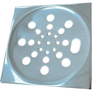 Grelha Inox Quadr 10 Fixa Clarinox