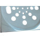 Grelha Inox Quadr 10 Fixa Clarinox