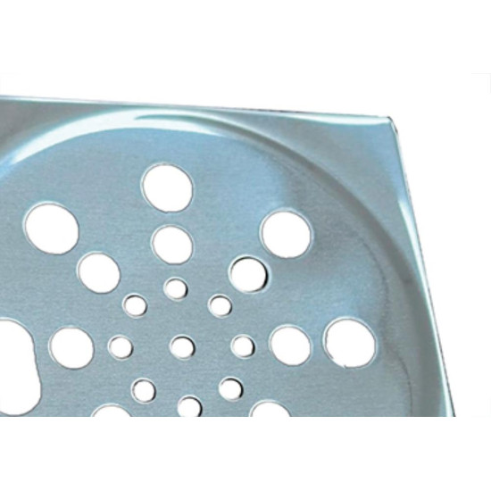 Grelha Inox Quadr 10 Fixa Clarinox