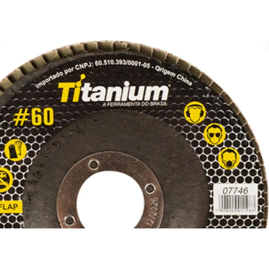 Disco Flap Titanium 4.1/2 X 60 Disco Flap Titanium 4.1/2 X 60