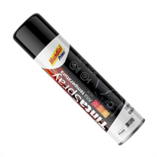 Spray Mundial Alta Temperatura Preto Fosco 400Ml