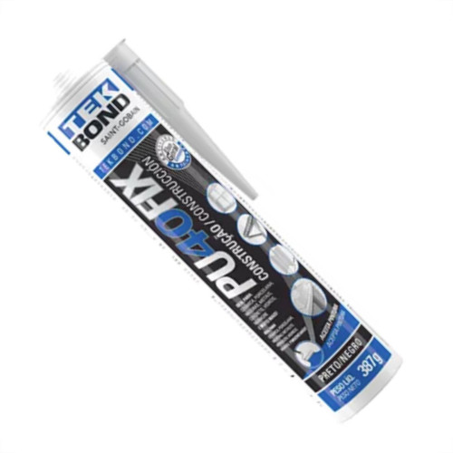 Cola Selante Pu40 Fix Tekbond Preto 387G
