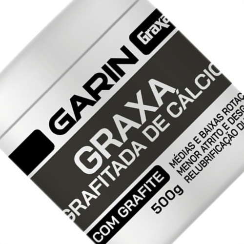Graxa De Calcio Grafitada 500Gr Garin Graxa De Calcio Grafitada 500Gr Garin