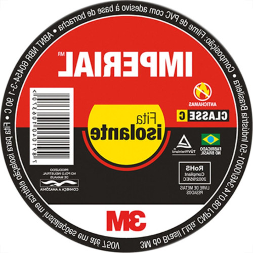 Fita Isolante 3M Imperial 10 Mts - Kit C/10 Unidades