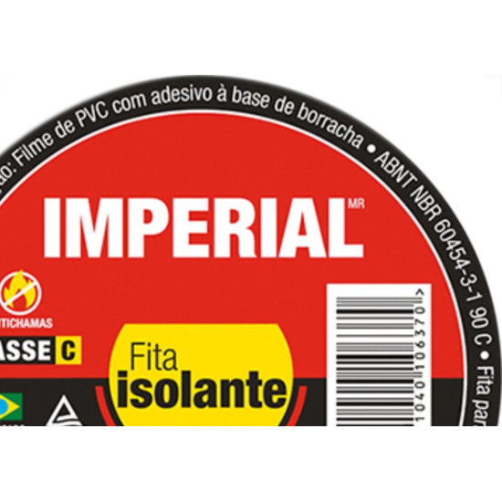 Fita Isolante 3M Imperial 10 Mts - Kit C/10 Unidades