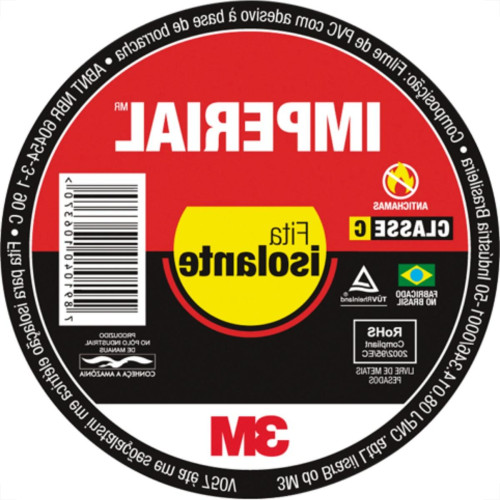 Fita Isolante 3M Imperial 20 Mts - Kit C/10 Unidades