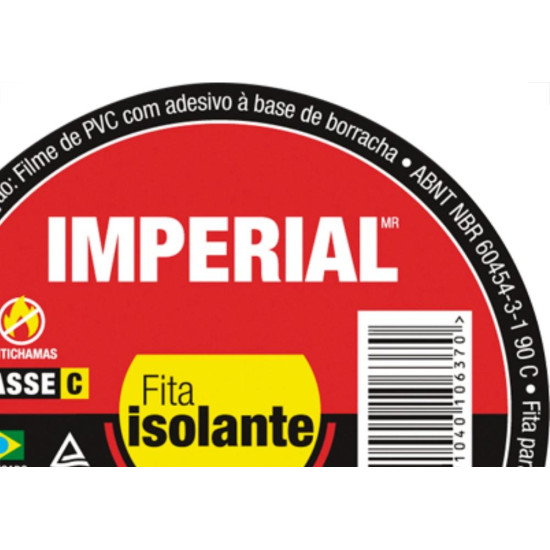 Fita Isolante 3M Imperial 20 Mts - Kit C/10 Unidades