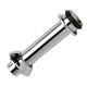 Tubo Ligacao Luconi Abs Cromado Aju 1.1/2X20 Tubo Ligacao Luconi Abs Cromado Aju 1.1/2X20