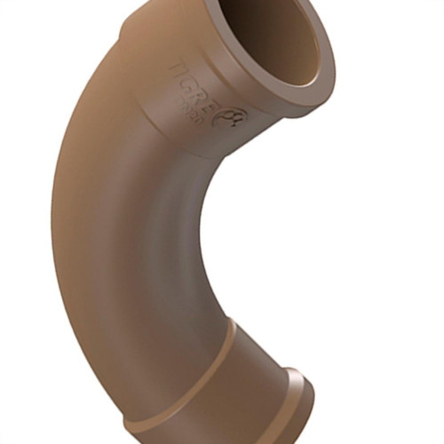 Curva Tigre PVC Liso Liso 3/4 X 90 Marrom Curva Tigre PVC Liso Liso 3/4 X 90 Marrom
