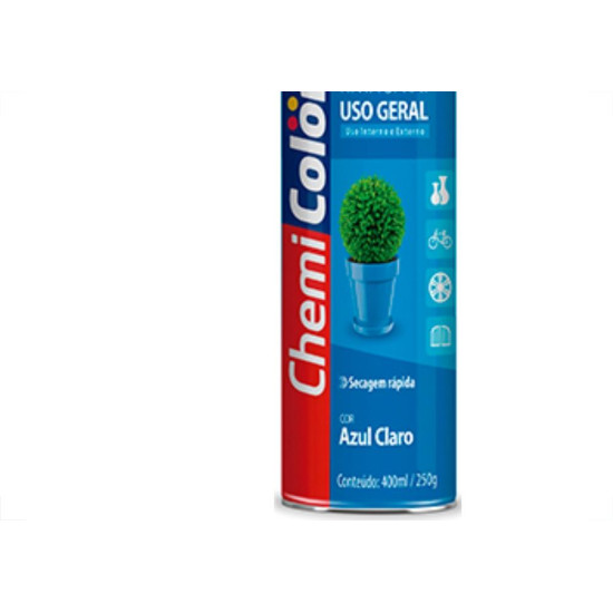 Spray Chemicolor Geral Azul Claro 400Ml Spray Chemicolor Geral Azul Claro 400Ml
