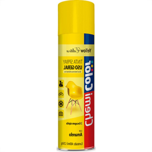 Spray Chemicolor Geral Amarelo 400Ml Spray Chemicolor Geral Amarelo 400Ml