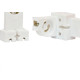 Soquete P/Fluor.Redy 3 Pecas Ref.117 - Kit C/50 Unidades