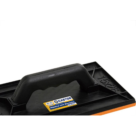 Desempenadeira Pvc Castor C/Borracha 15X26 R.026