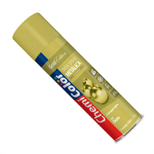 Spray Chemicolor Metalica Ouro 400Ml Spray Chemicolor Metalica Ouro 400Ml
