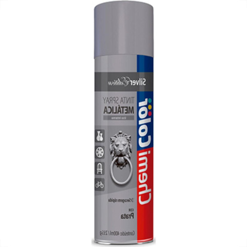 Spray Chemicolor Metalica Prata 400Ml Spray Chemicolor Metalica Prata 400Ml