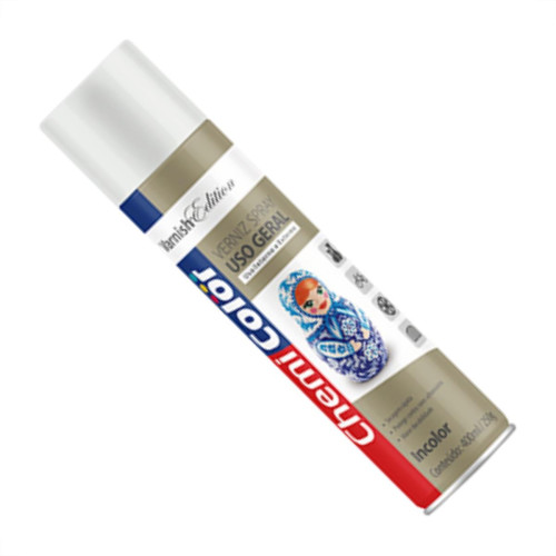 Spray Chemicolor Geral Verniz Bril.400Ml - Kit C/6 LT Spray Chemicolor Geral Verniz Bril.400Ml - Kit C/6 LT