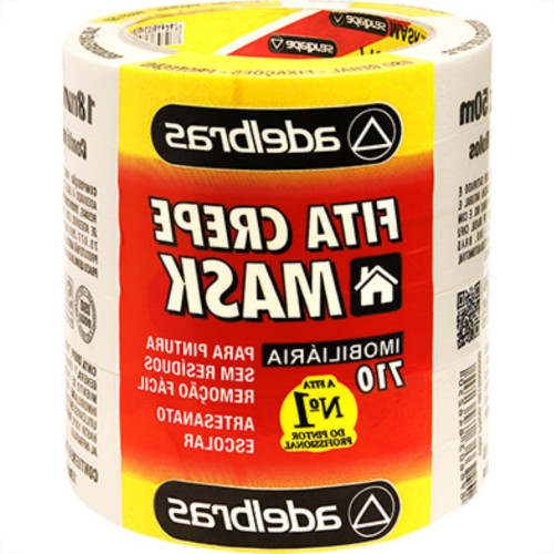 Fita Crepe Adelbras Mask-710 18Mmx50Mt - Kit C/6 Unidades