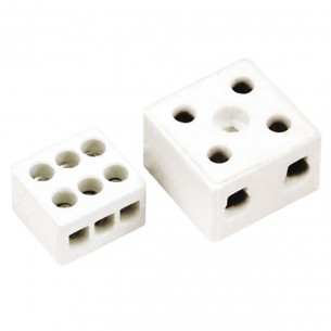 Conector Sindal Porcelana 06Mm Trif 3103 . / Kit C/ 12 Unidades