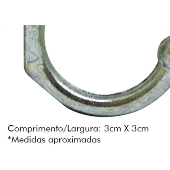Cabide Alianca Fundido 6398/1 Zi - Kit C/40 Unidades Cabide Alianca Fundido 6398/1 Zi - Kit C/40 Unidades