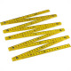 Metro Eco Plastico Duplo Amarelo - Kit C/10 Unidades Metro Eco Plastico Duplo Amarelo - Kit C/10 Unidades