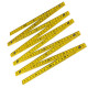 Metro Eco Plastico Duplo Amarelo - Kit C/10 Unidades Metro Eco Plastico Duplo Amarelo - Kit C/10 Unidades