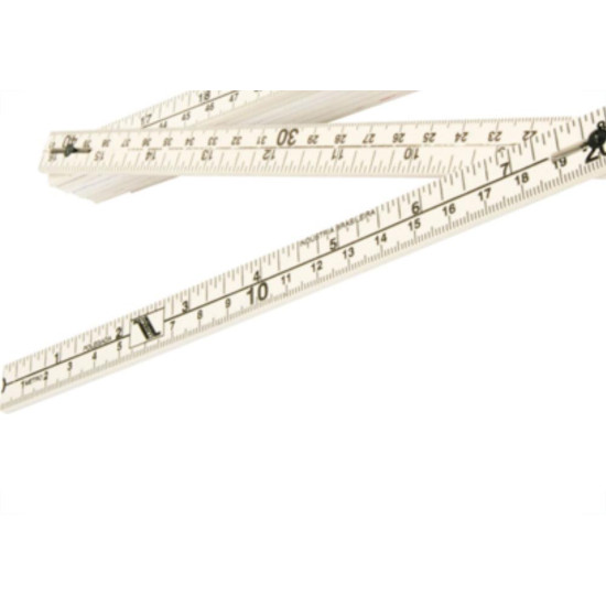 Metro Eco Plastico Duplo Branco - Kit C/10 Unidades Metro Eco Plastico Duplo Branco - Kit C/10 Unidades