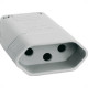 Pino Femea Perlex 2P+T 10A Cinza 2043 Pino Femea Perlex 2P+T 10A Cinza 2043